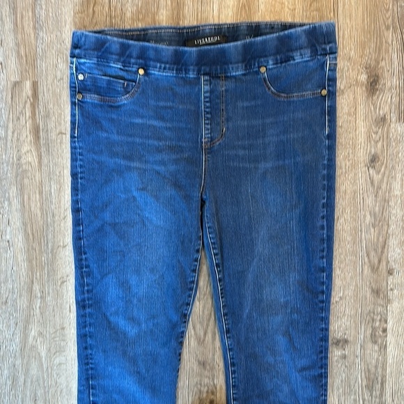 LIVERPOOL JEAN LEGGINGS SIZE(12) - Picture 3 of 7